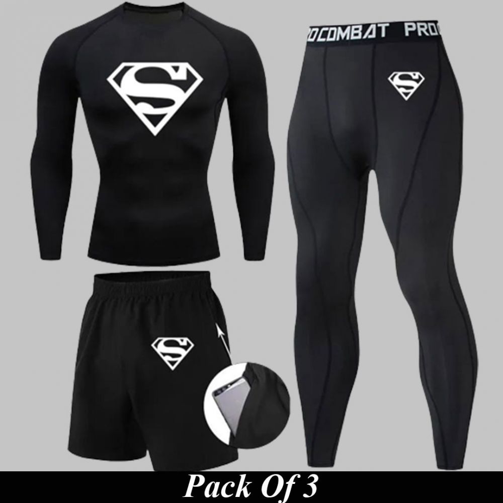 (Compression 6pcs Gym Suits)