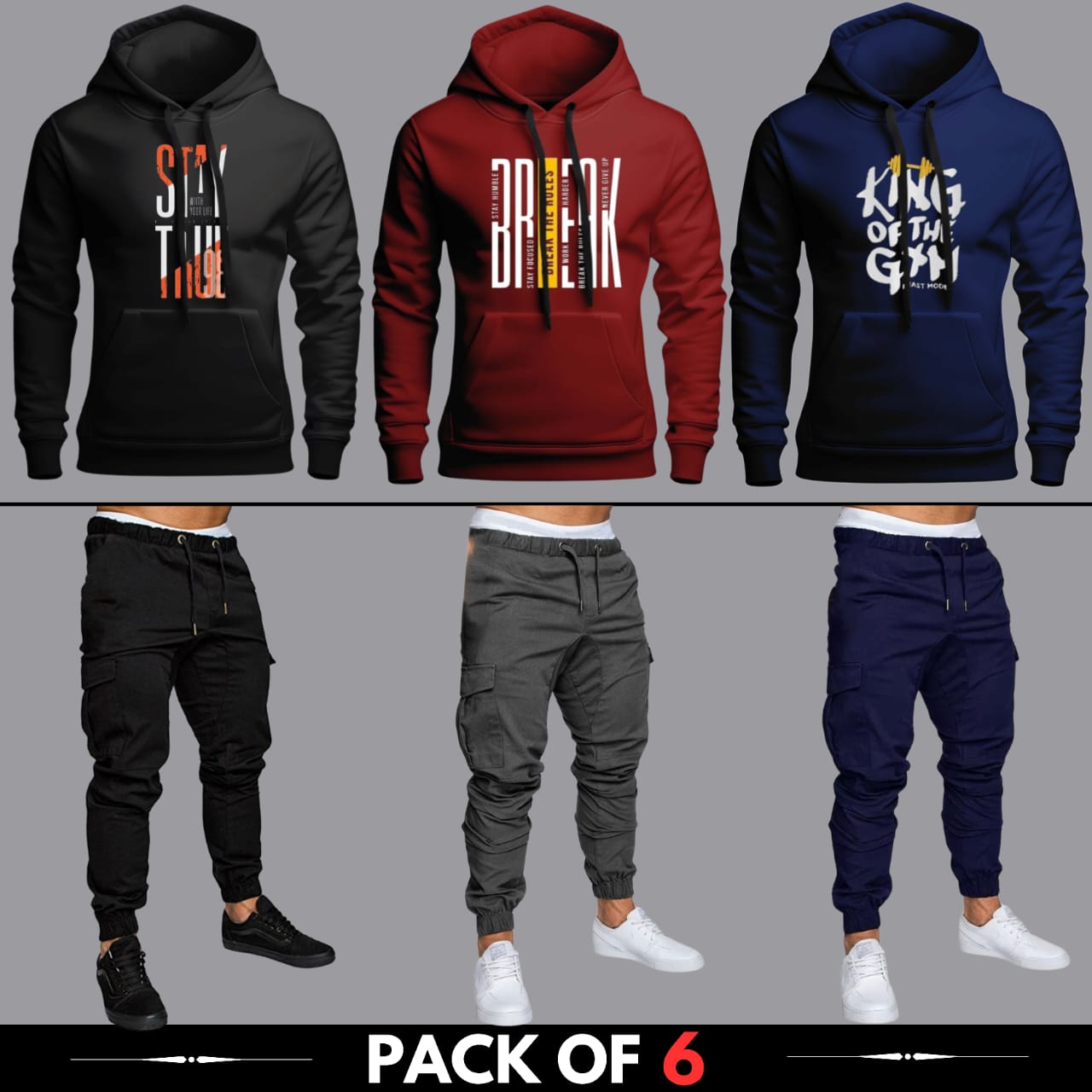 6pcs - SBK Deal (3 Hoods + 3 Cargo)