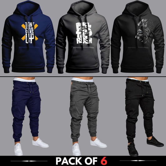 6pcs - NFL Deal (3 Hoods + 3 Cargo)